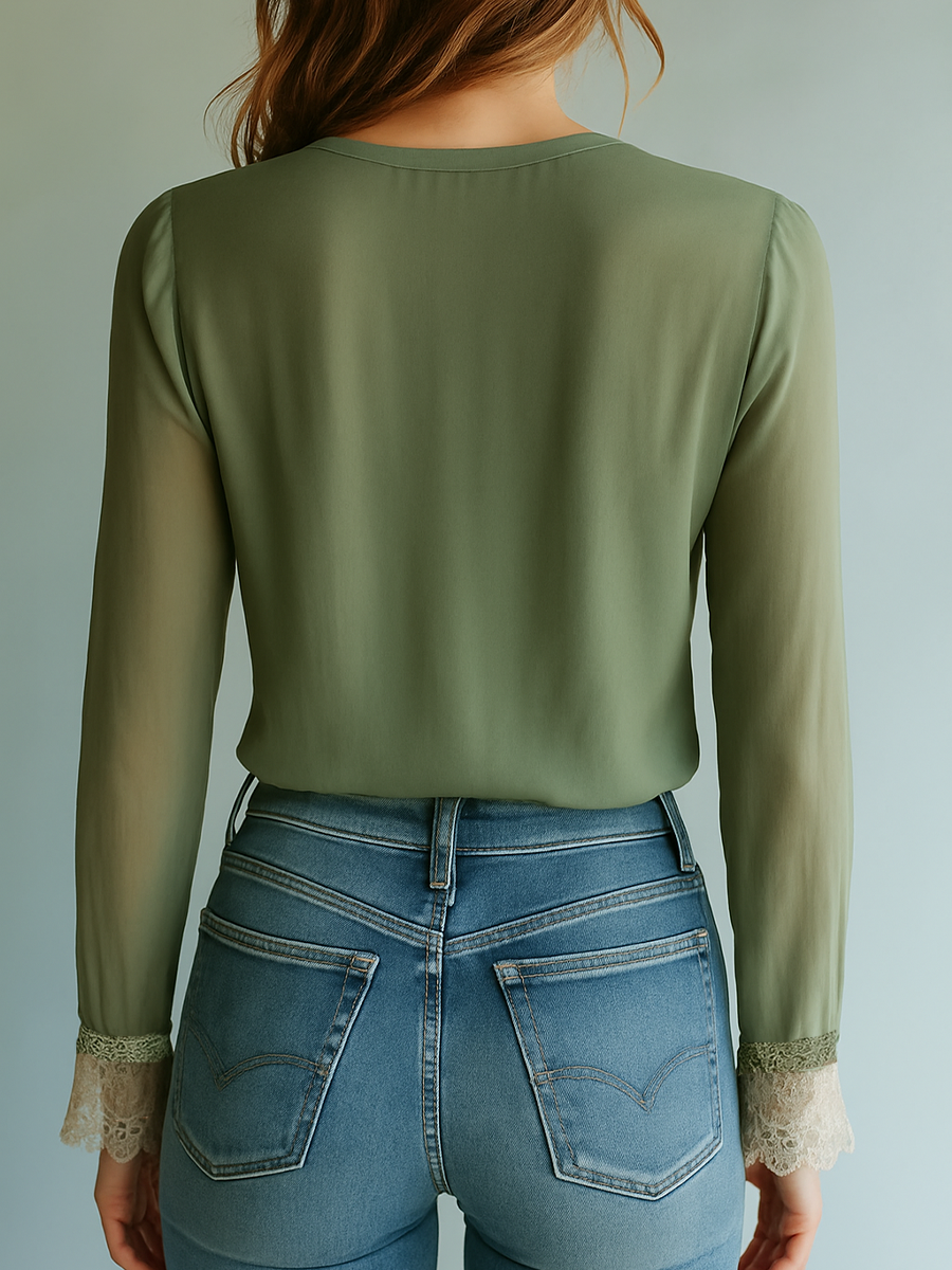 Fleur | Floral Lace Blouse