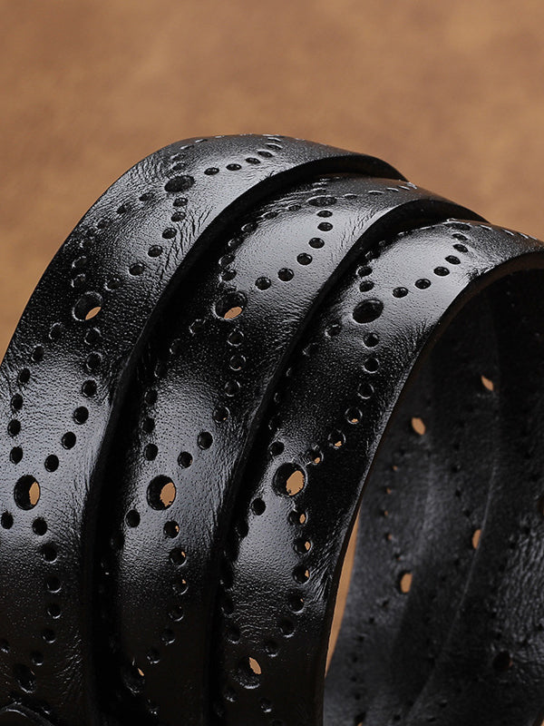 Noelle | Hollow Leather Belt