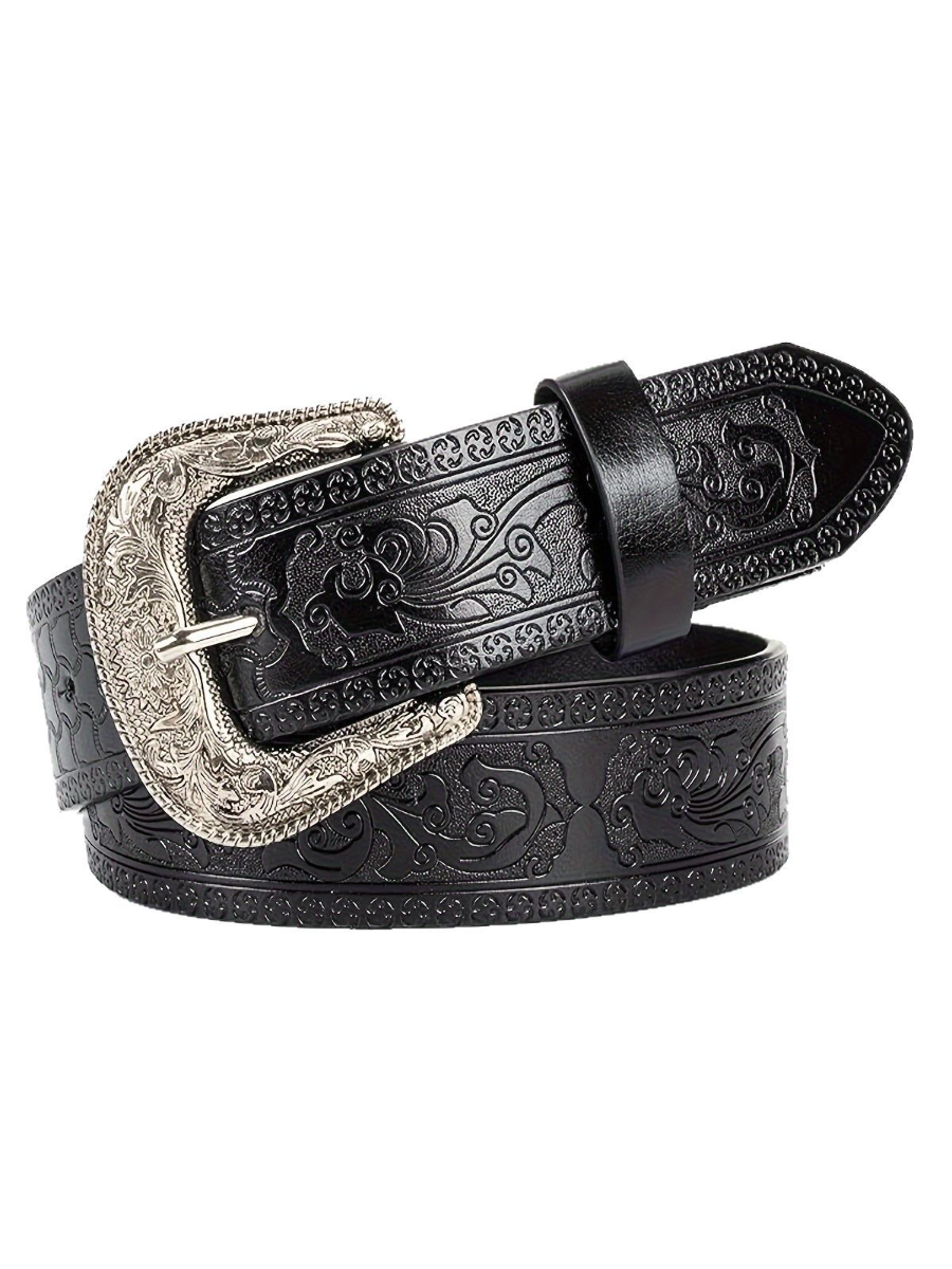 Sienna | Denim Western Belt