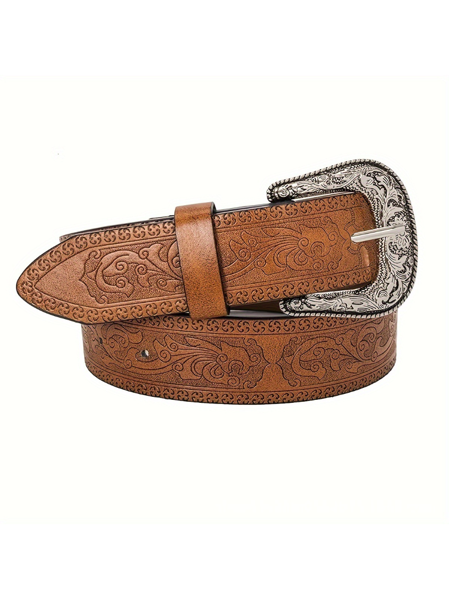 Sienna | Denim Western Belt