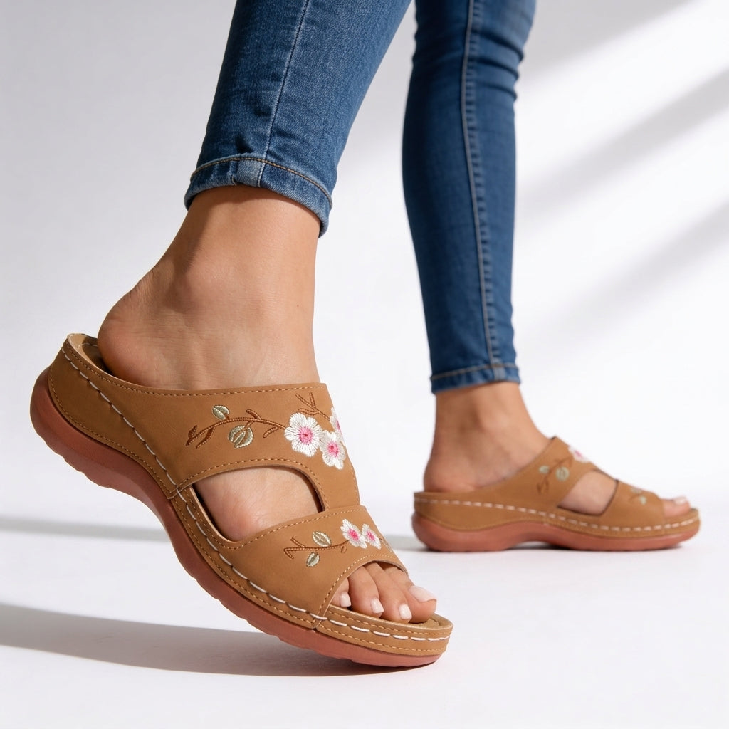 Ella | Floral Orthopedic Sandals