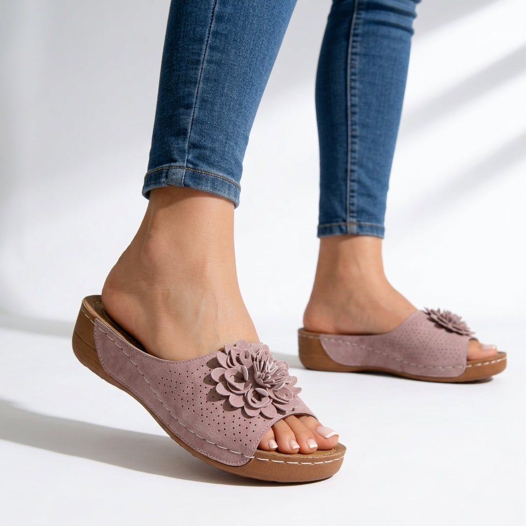 Anna Rae | Floral Orthopedic Sandals