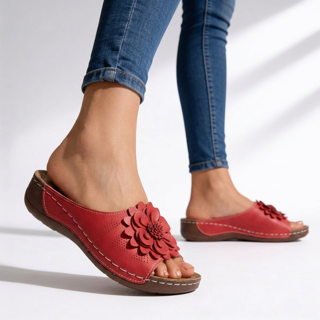 Anna Rae | Floral Orthopedic Sandals