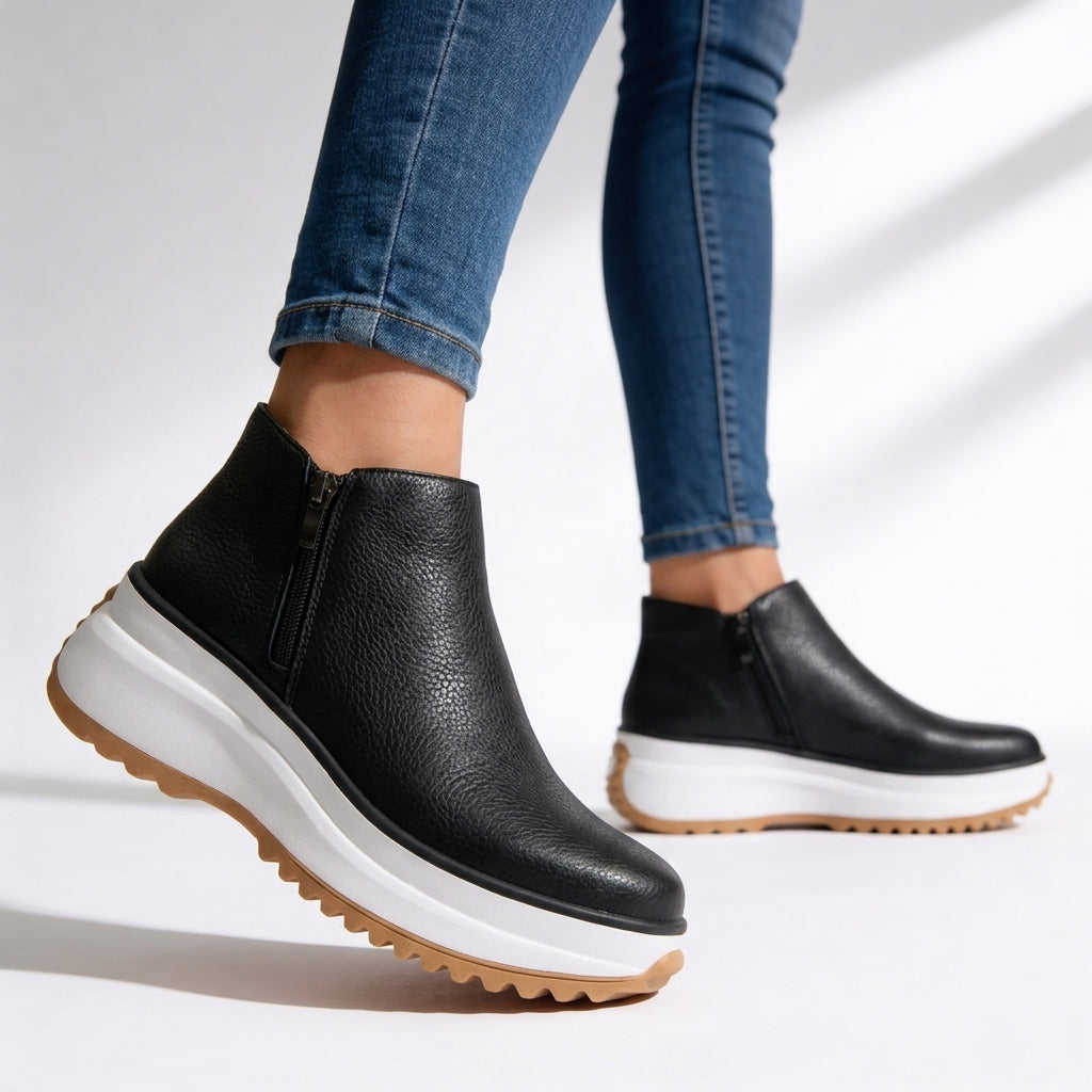 Natalia | Platform Ankle Boots