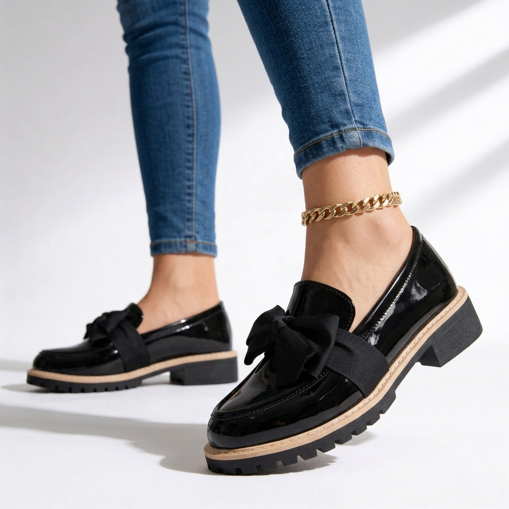 Coco | Bow Loafers