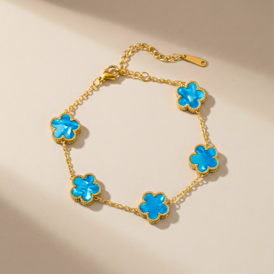 Aurora | Clover Charm Bracelet