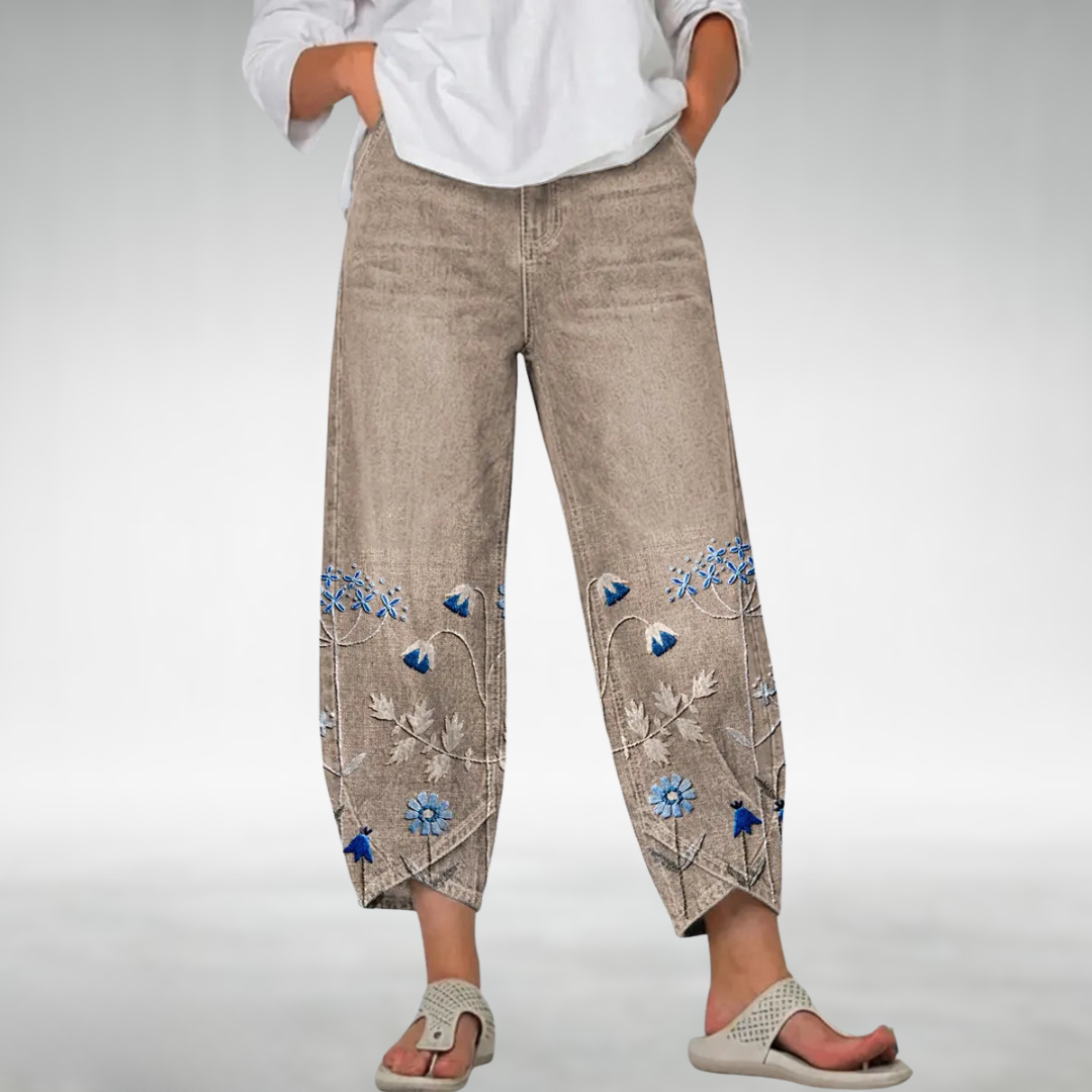 Everlee™ | Floral Pattern Comfort Pants – product image 1