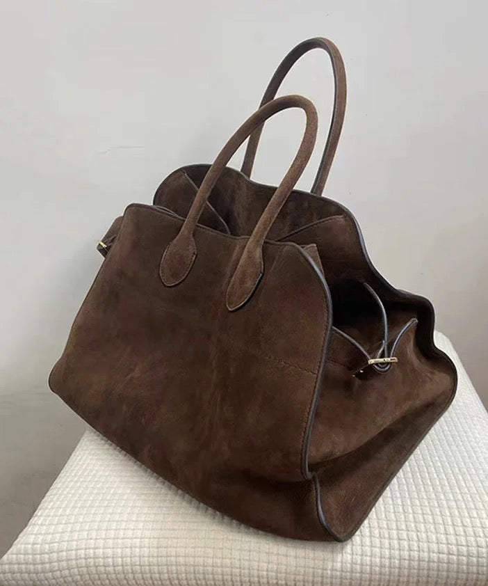 Ayla | Large Capacity Brown Handbag