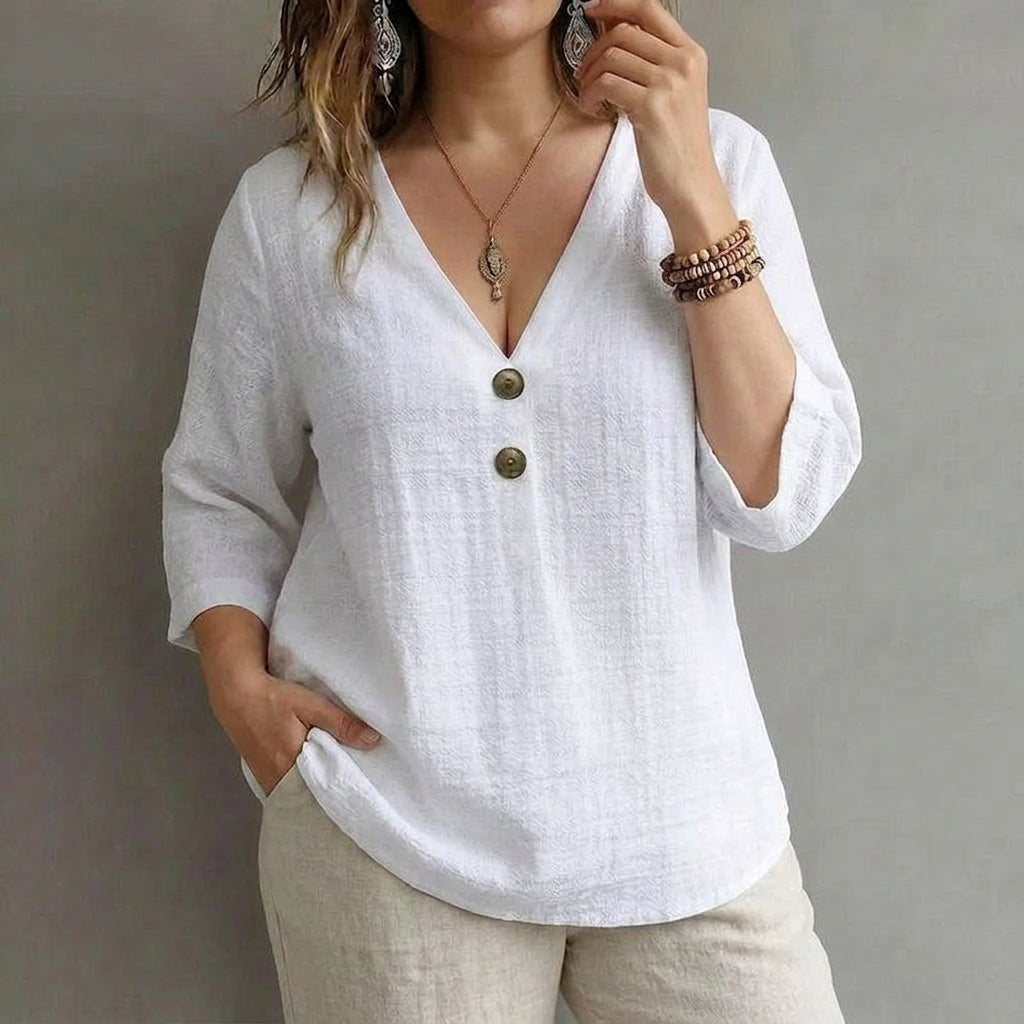 Sofia™ | Casual Solid Blouse