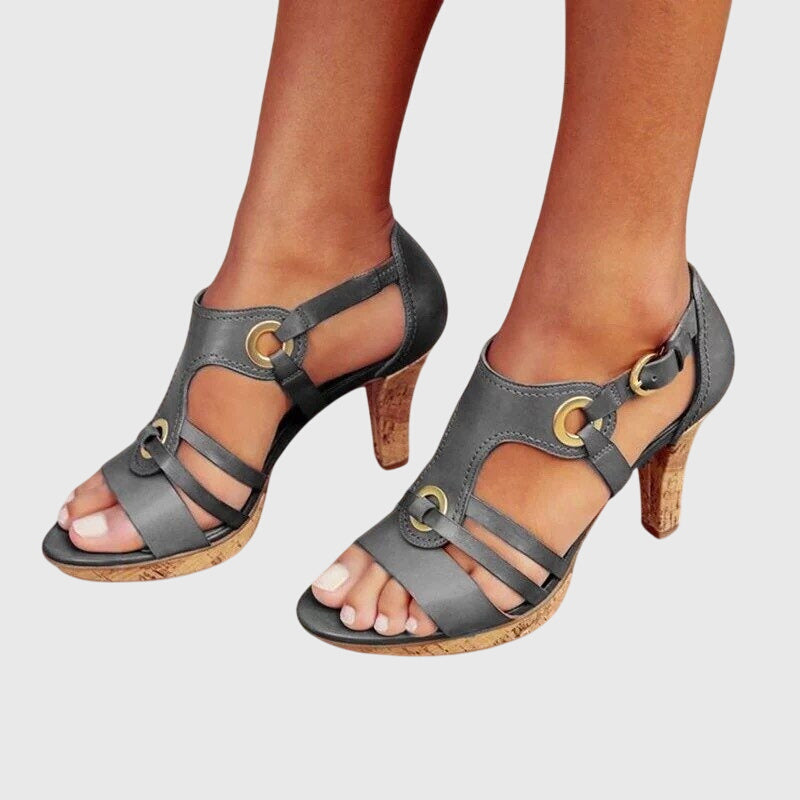 Hallie | Elegant Strappy Heels