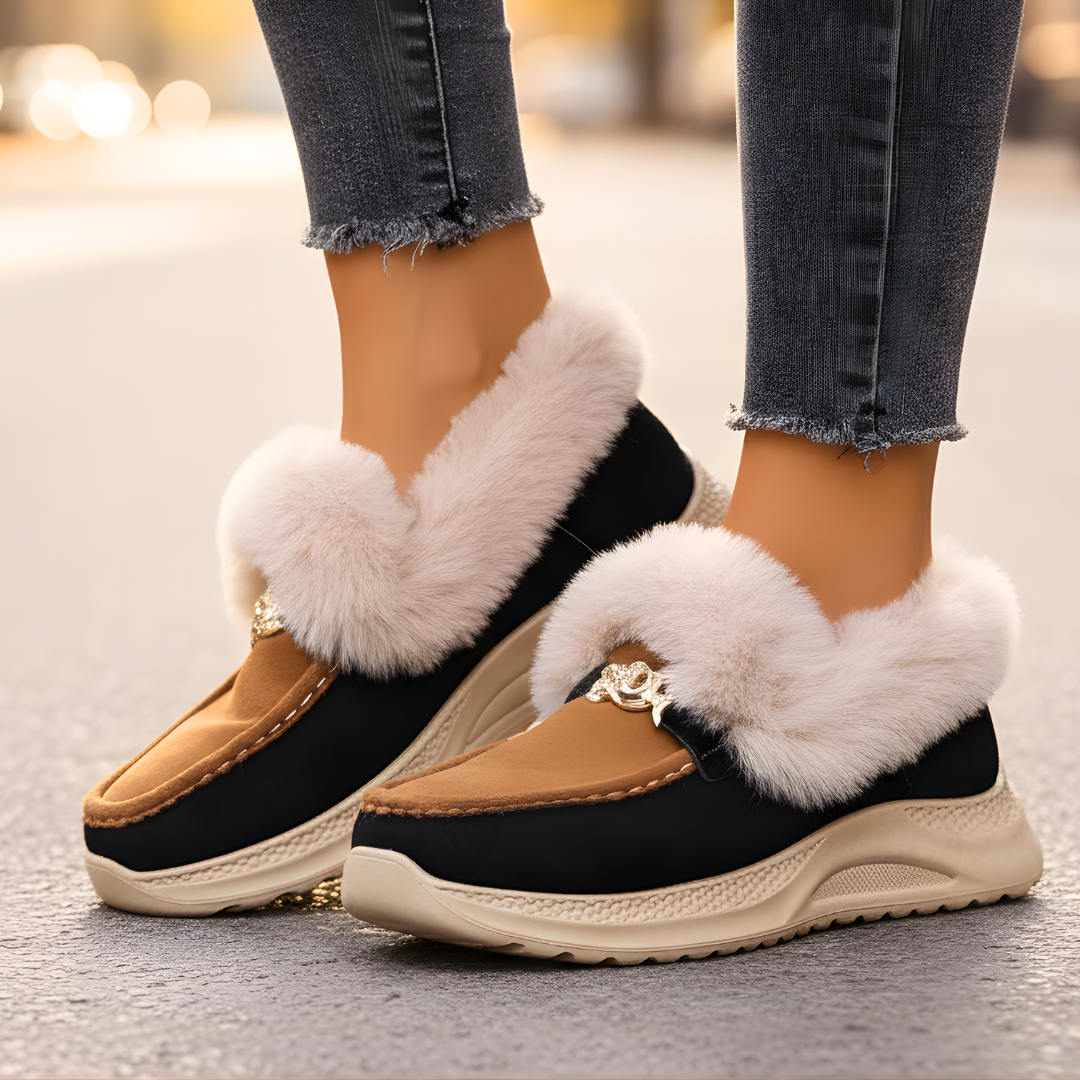 Valeria | Lodge Fur Loafers
