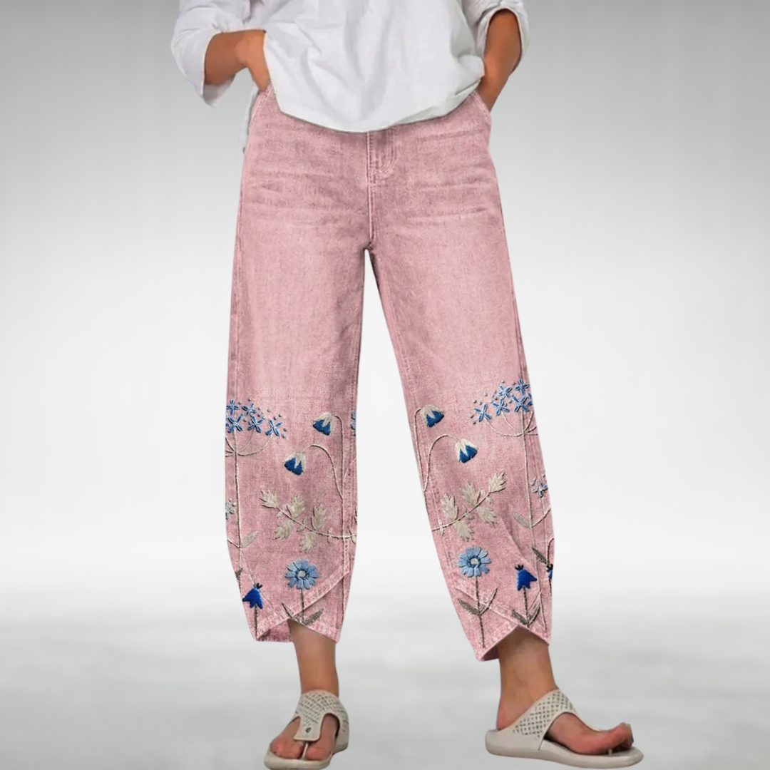 Everlee™ | Floral Pattern Comfort Pants – product image 2