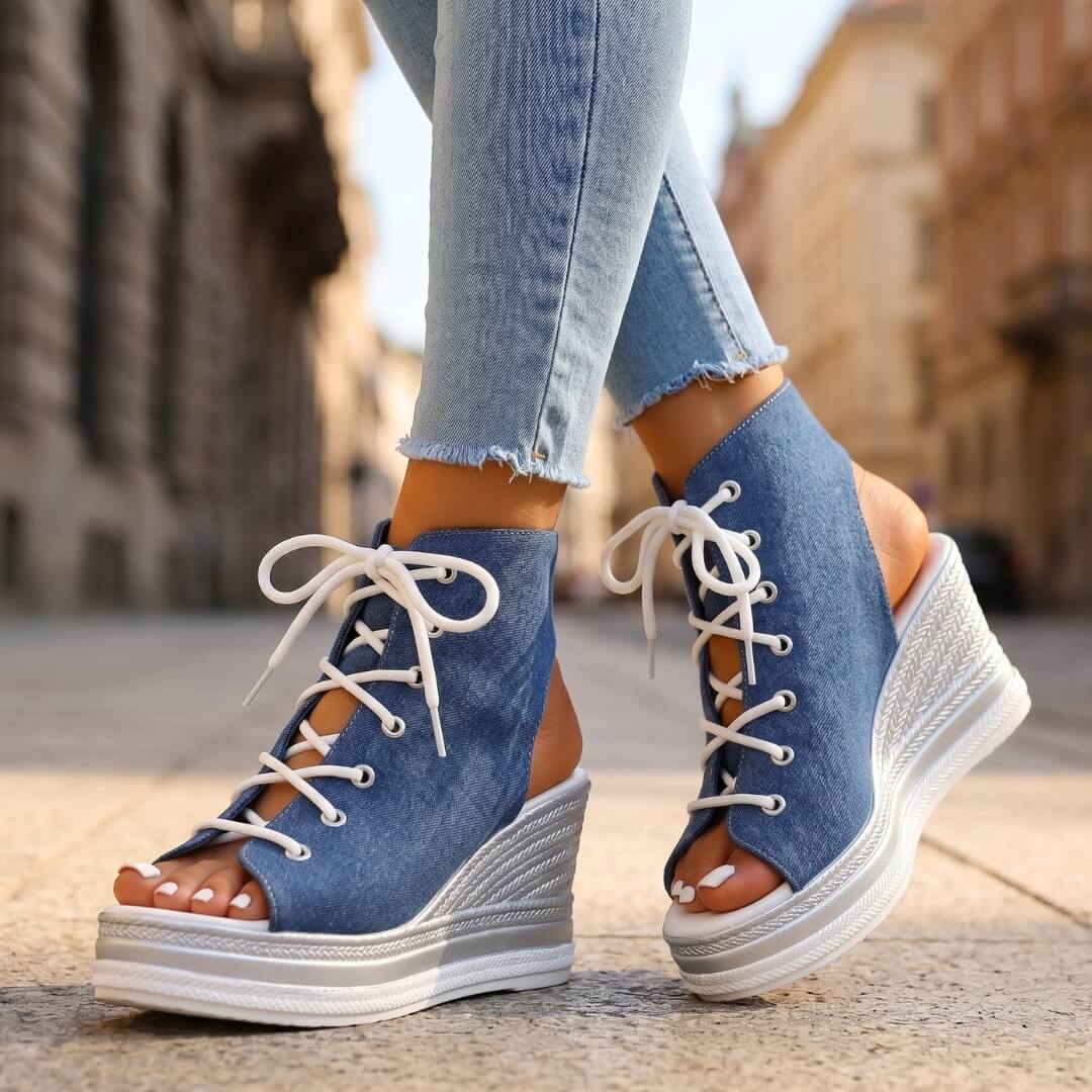 Ronnie Wedge Sandals
