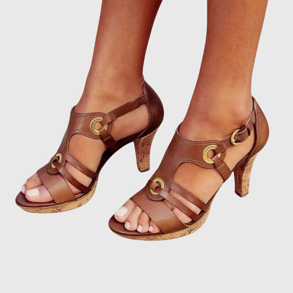 Hallie | Elegant Strappy Heels