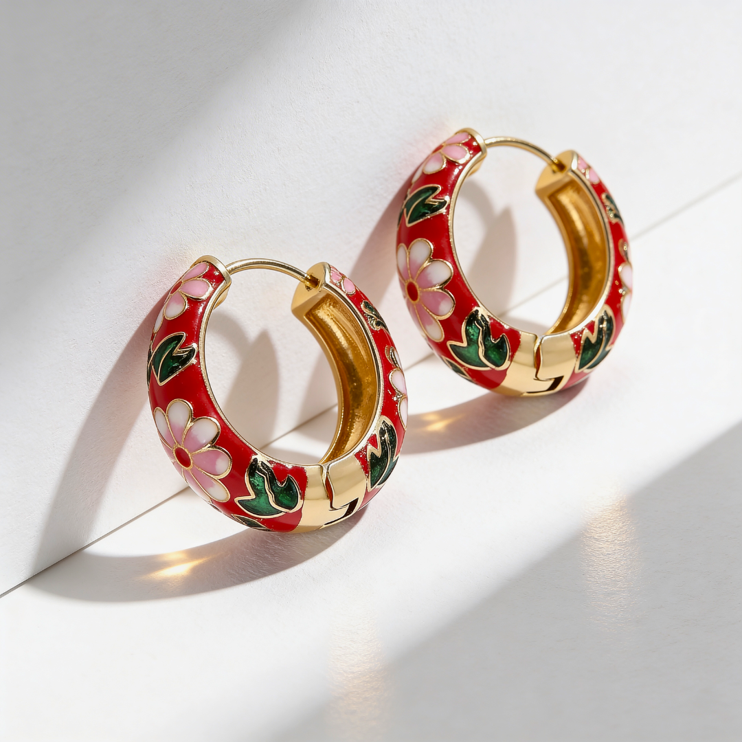 Aria Floral Earrings