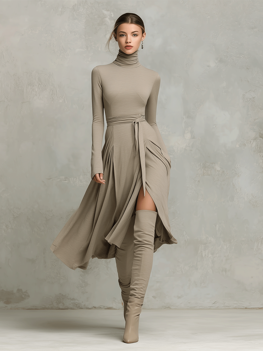Sophie | Figure-Flattering Knit Midi Dress