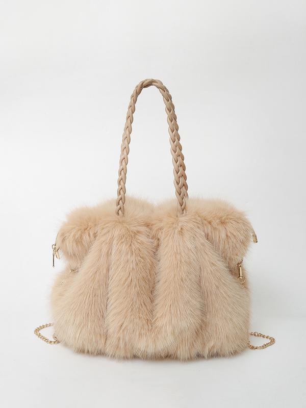 Charlotte | Plush Velvet Tote Bag