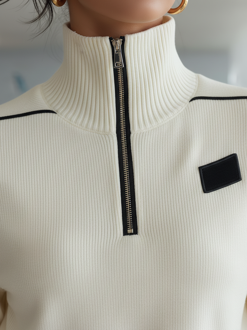 Kori | Ribbed Half-Zip Sports Set
