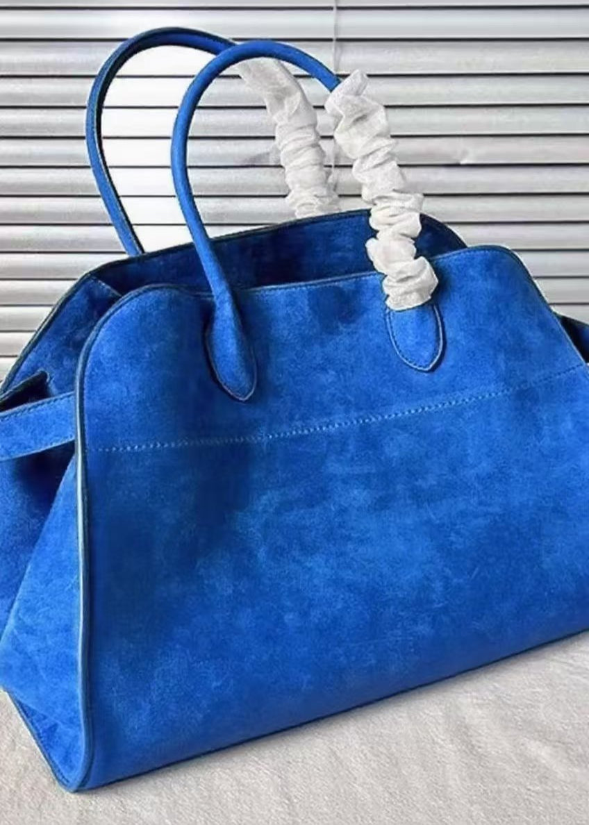 Valerie | Green Suede Tote Bag