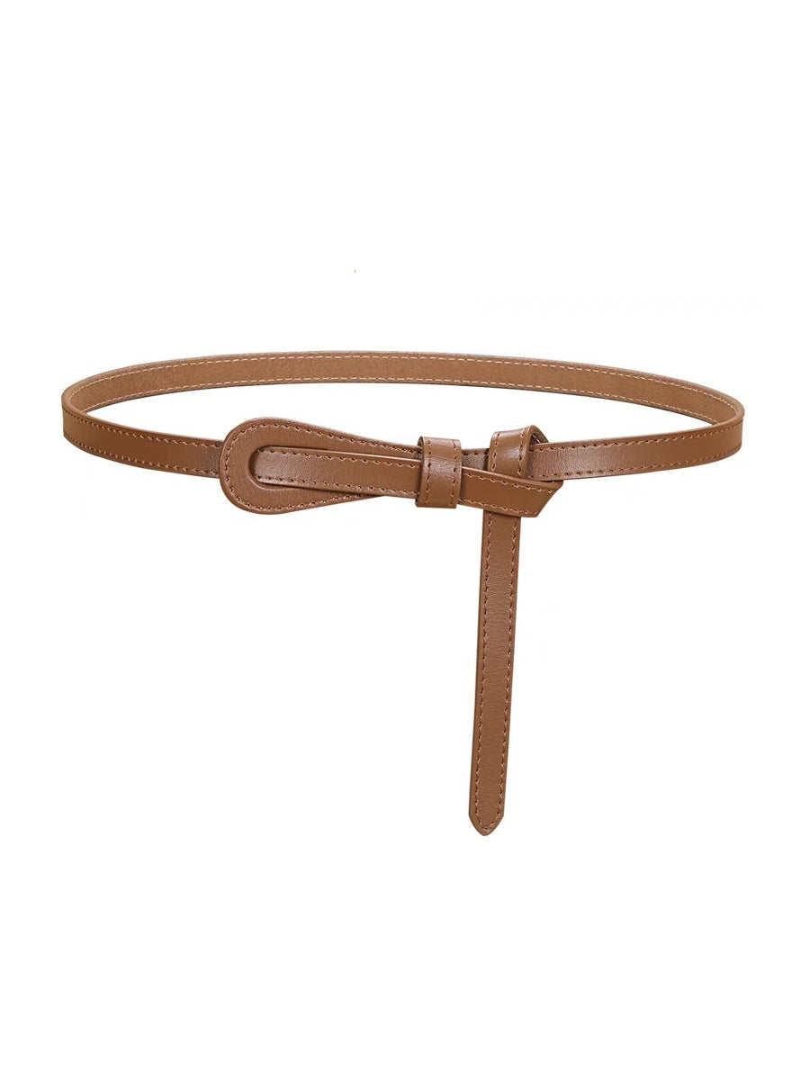 Livia | Thin Leather Waist Belt