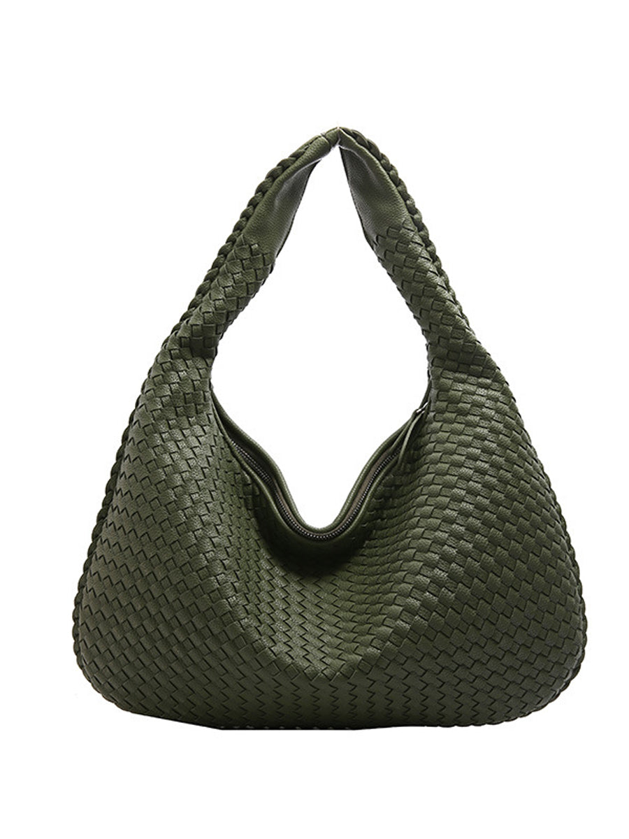 Livia | Woven Leather Handbag
