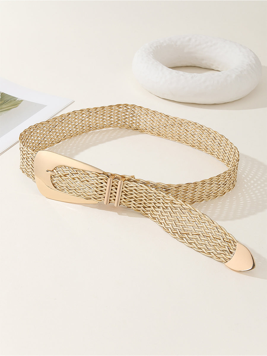 Celeste | Braided Gold Waist Belt