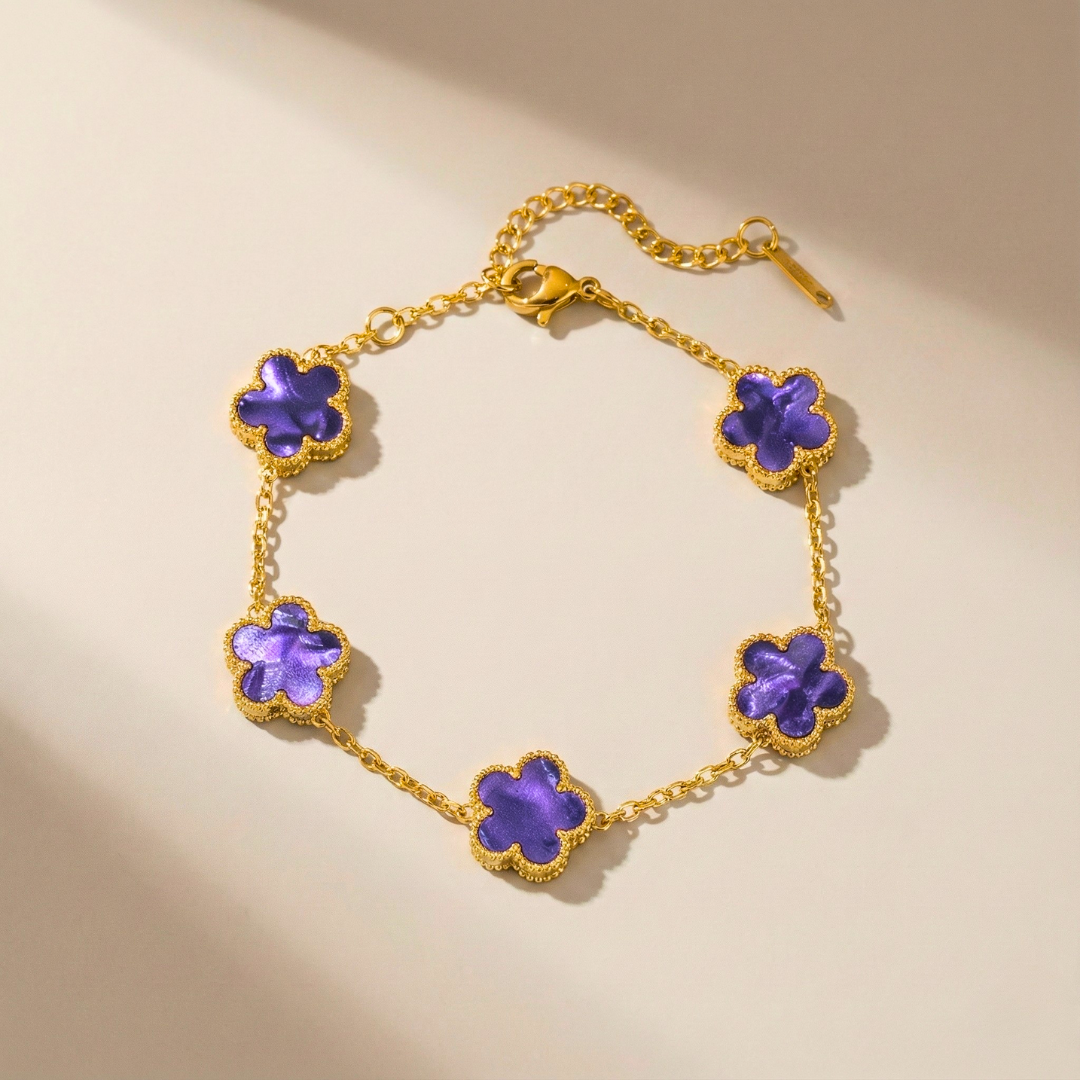 Aurora | Clover Charm Bracelet