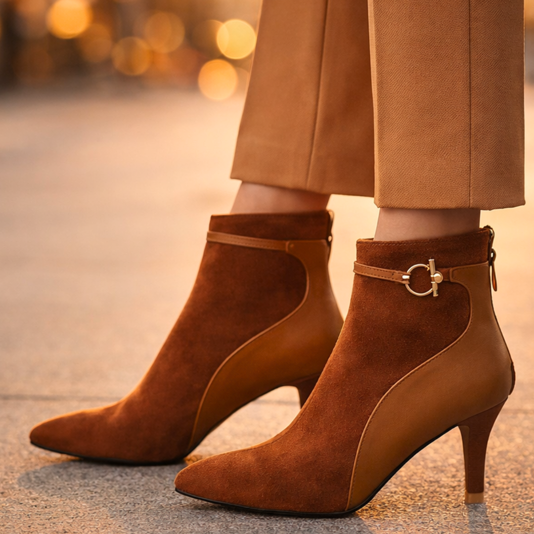 Seraphina | Two-Tone Vintage Boots