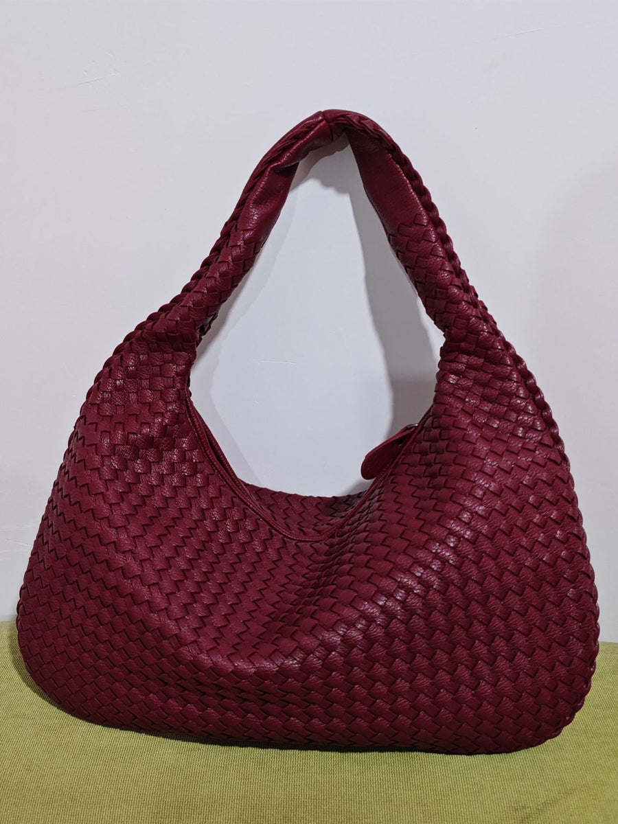 Livia | Woven Leather Handbag