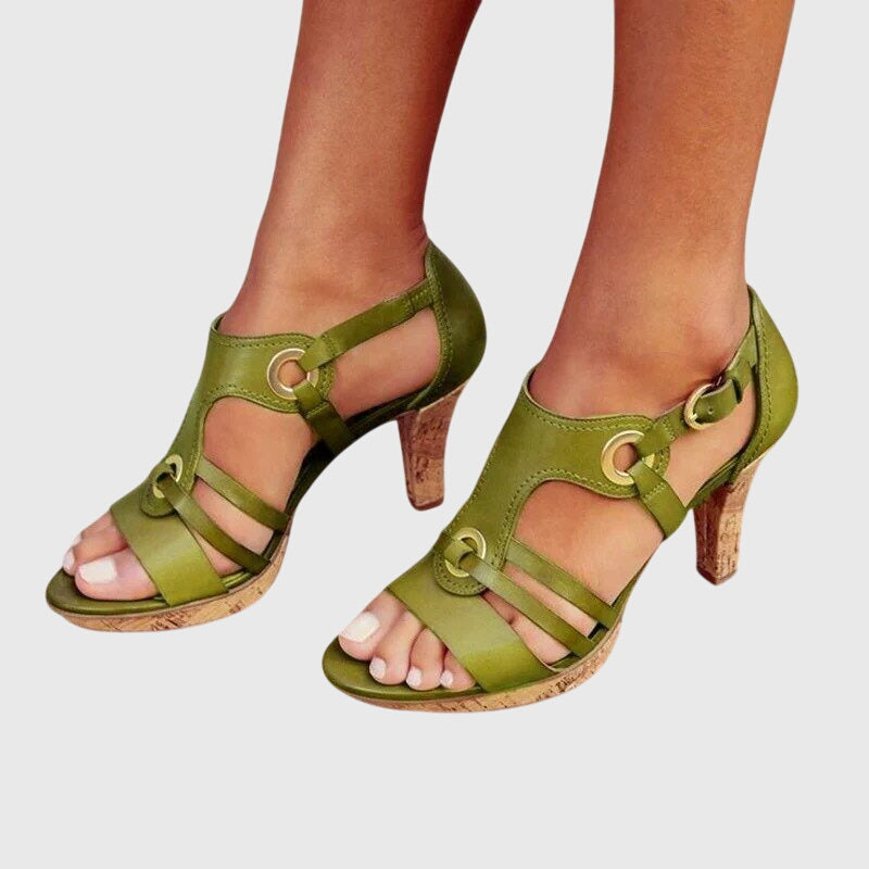 Hallie | Elegant Strappy Heels