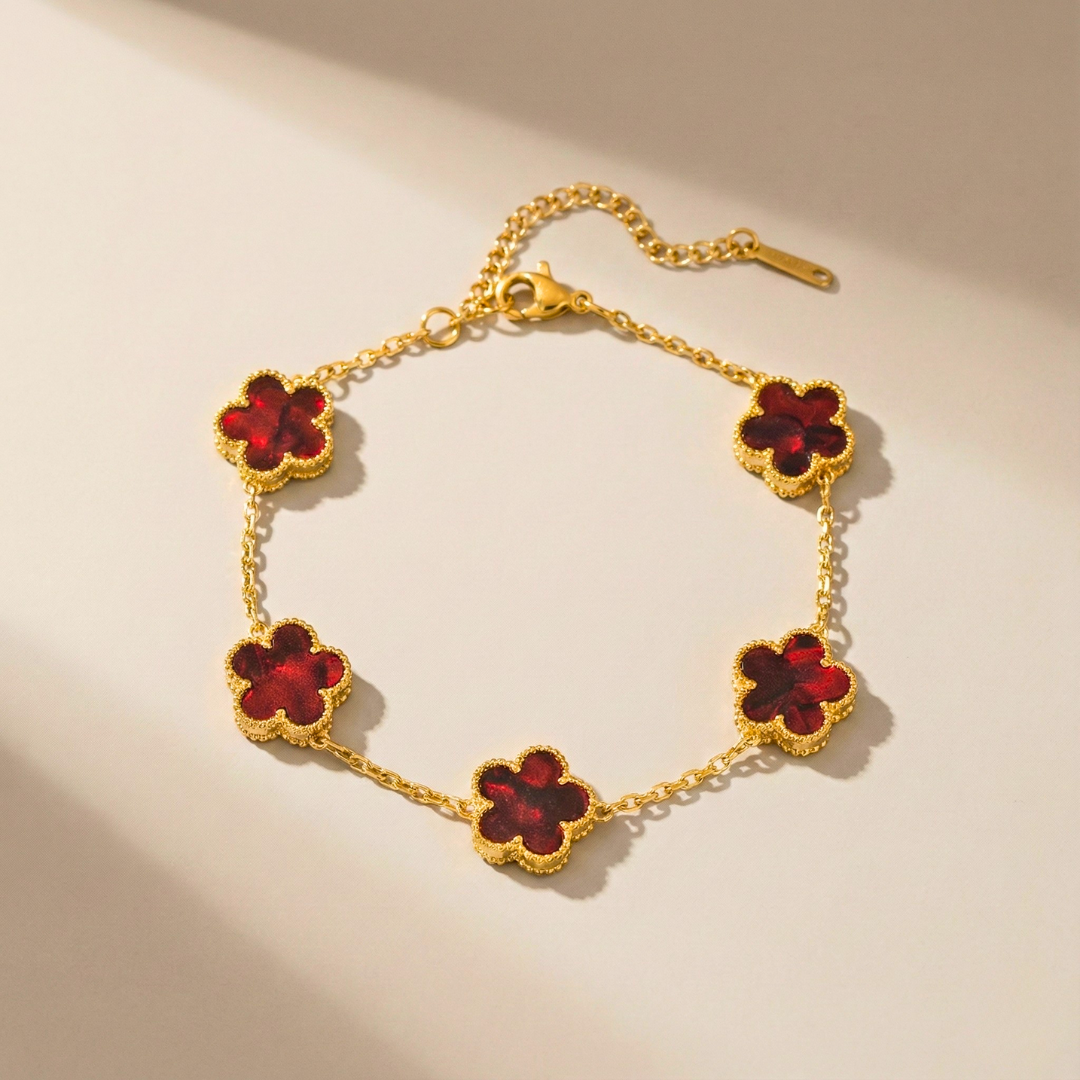 Aurora | Clover Charm Bracelet