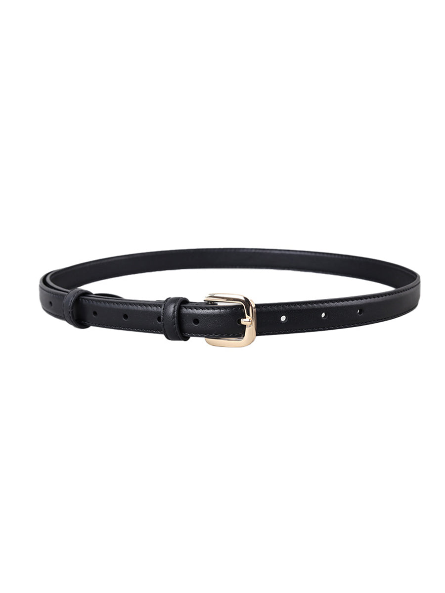 Amara | Square Buckle Leather Belt