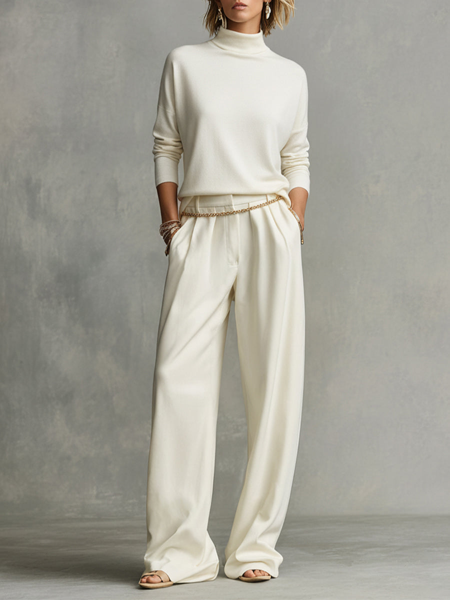 Ayla | Soft Knit Turtleneck Set