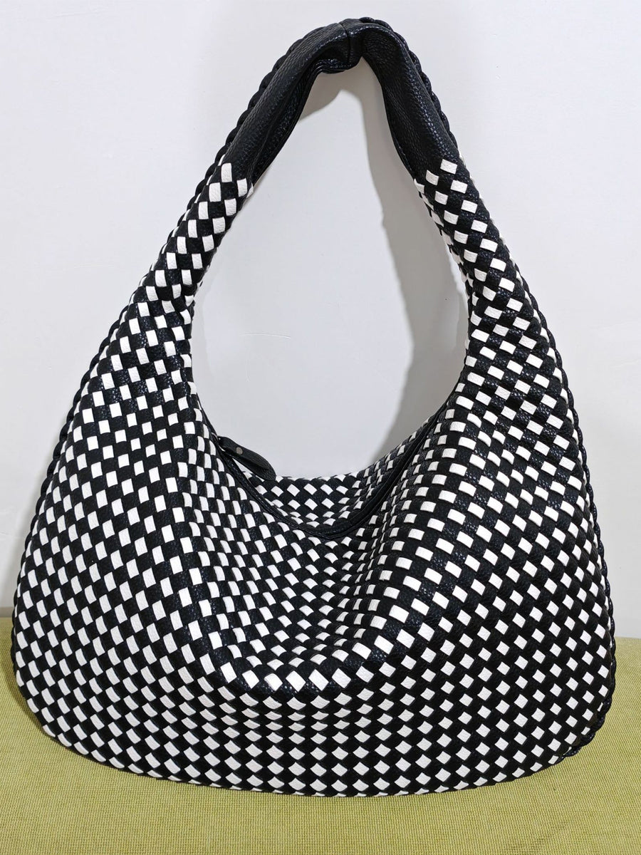 Livia | Woven Leather Handbag