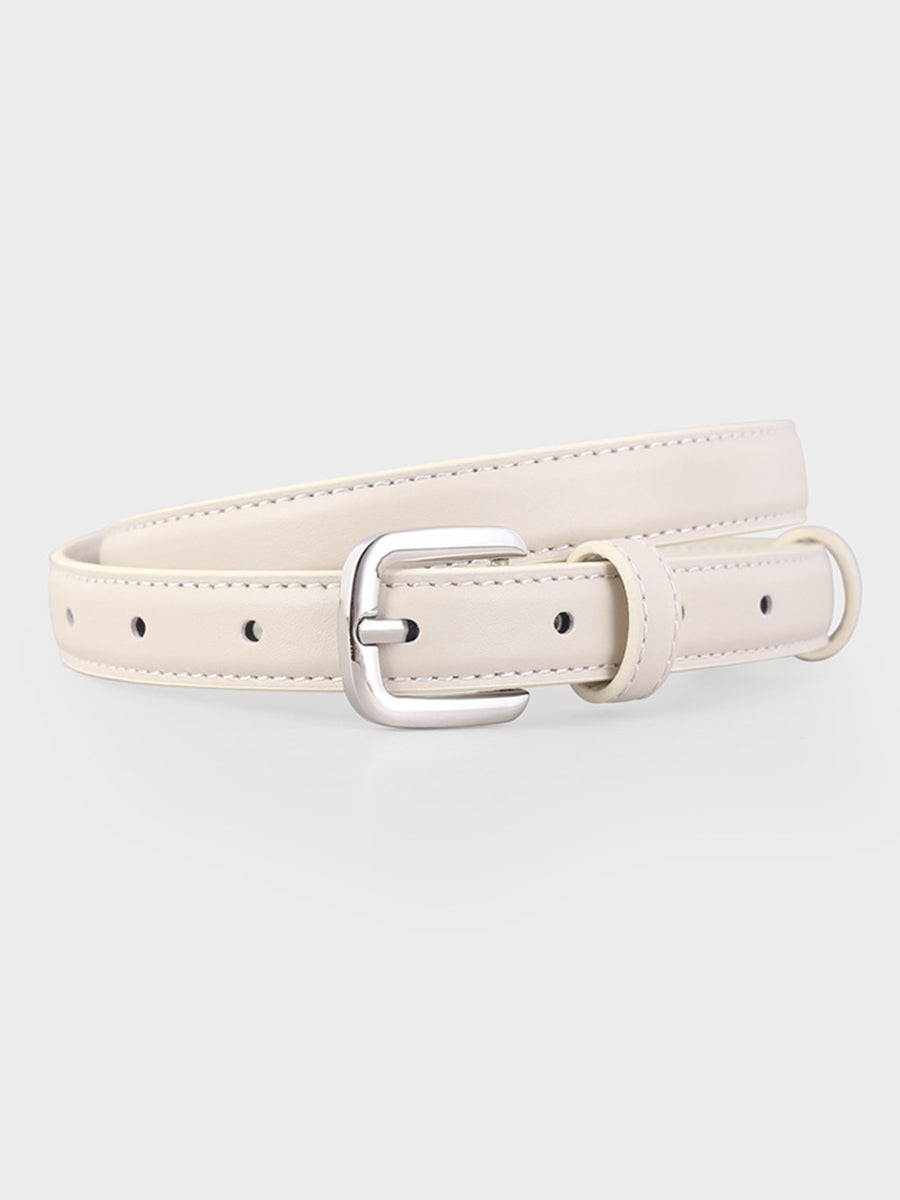Amara | Square Buckle Leather Belt