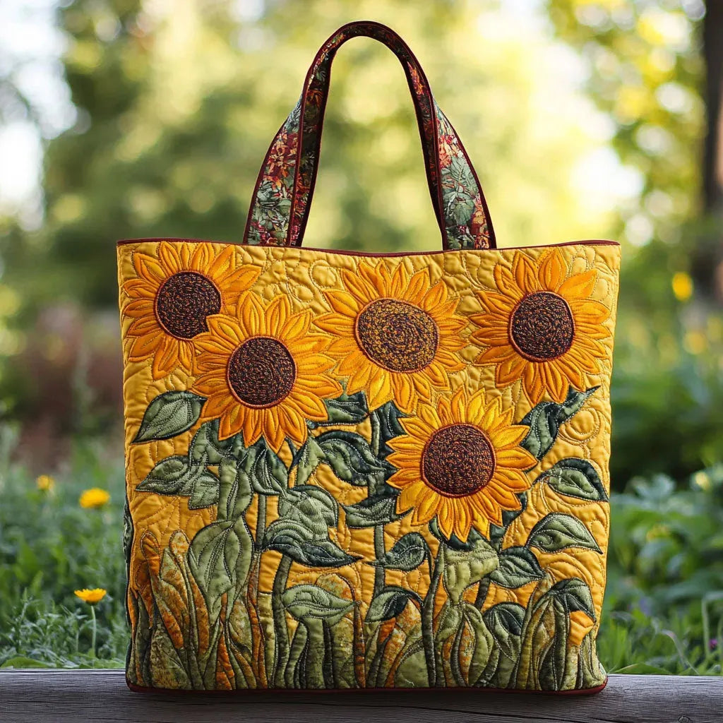 Sunflower | Classic Quilted Tote