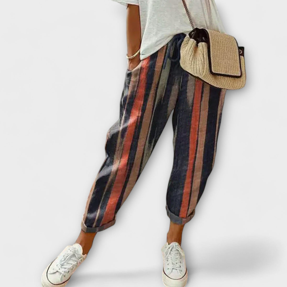 Paulina™ | Comfortable Cotton-Linen Trousers – product image 1