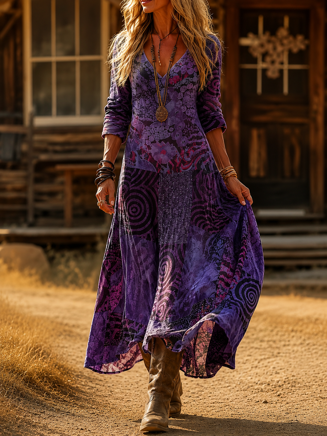 Caelina | Bohemian Autumn Dress