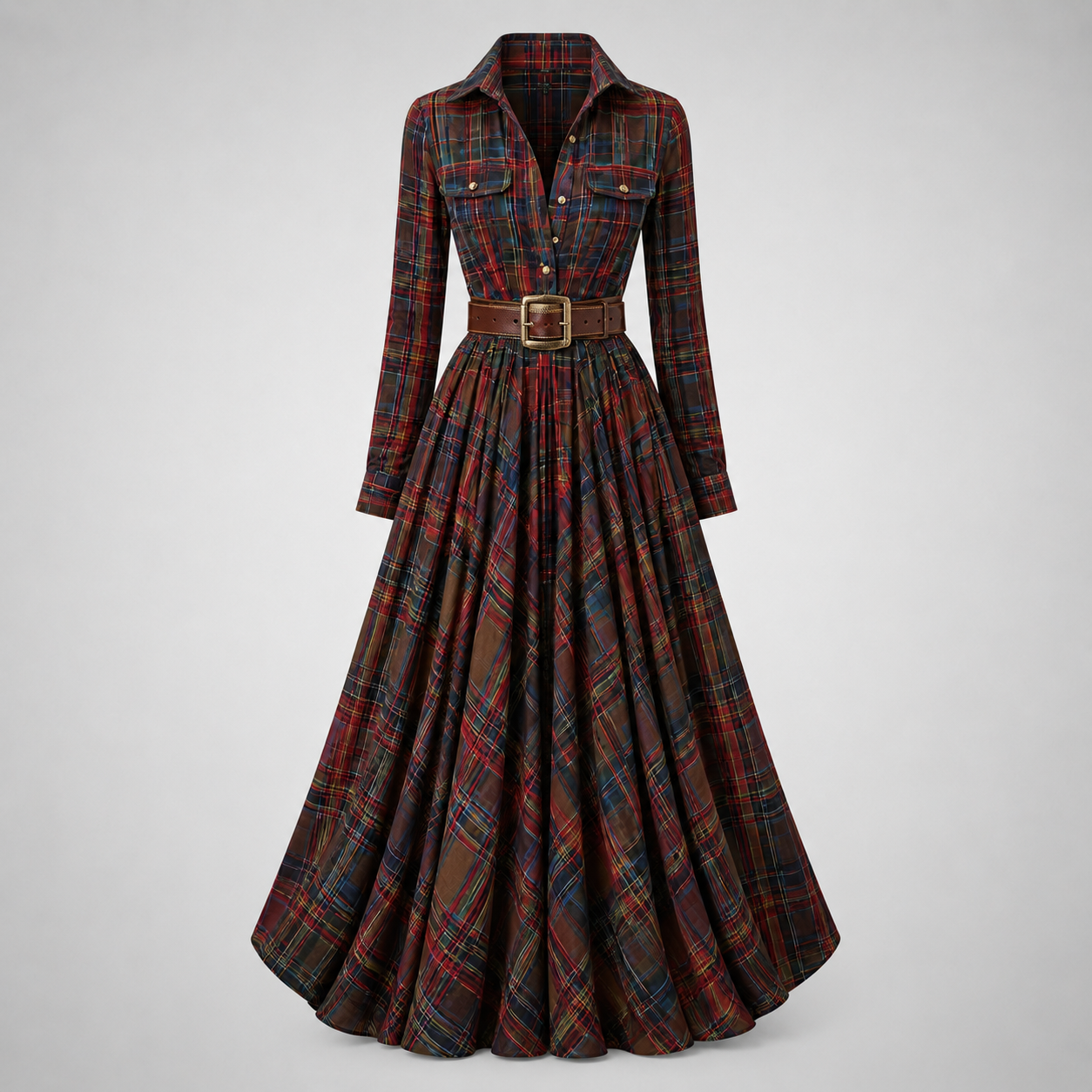 Evelyn | Classic Elegant Shirt Dress