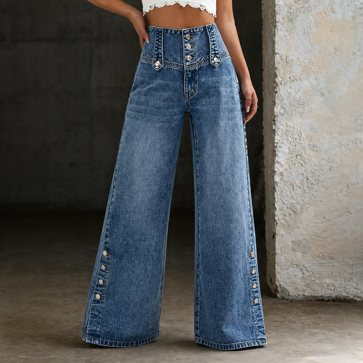 Jolene™ | High Waist Slit Jeans – product image 2