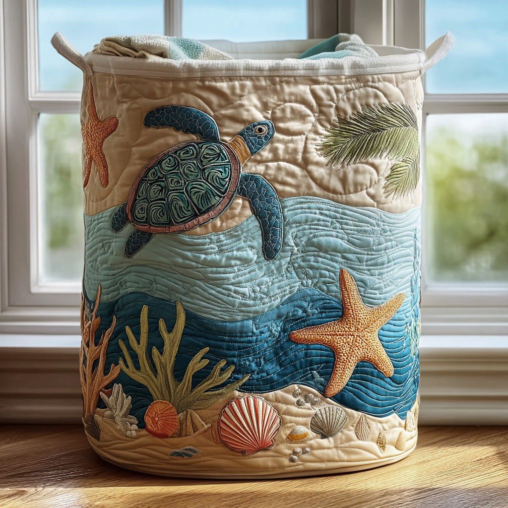 Pearl™ | Coastal Harmony Laundry Basket