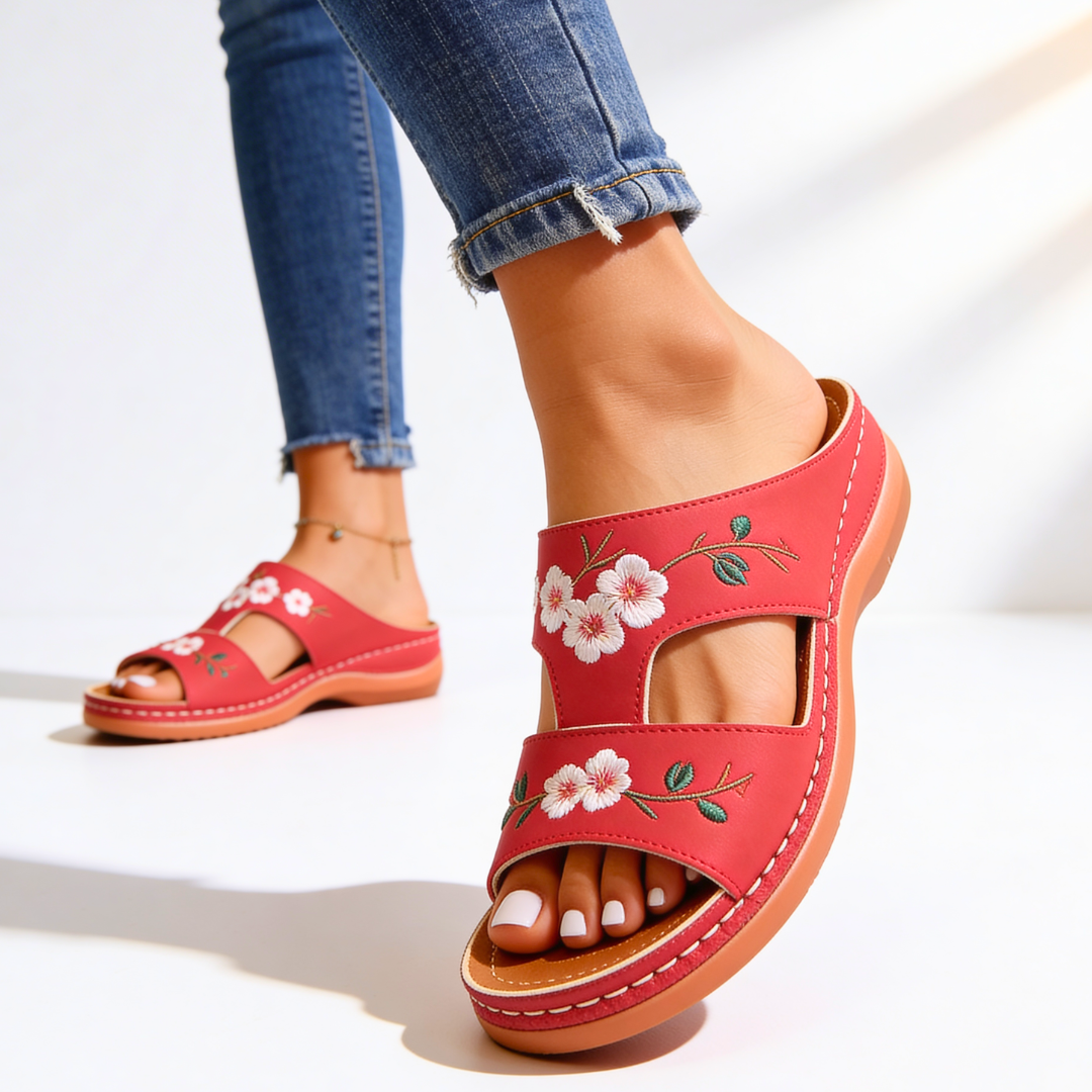 Ella | Floral Orthopedic Sandals