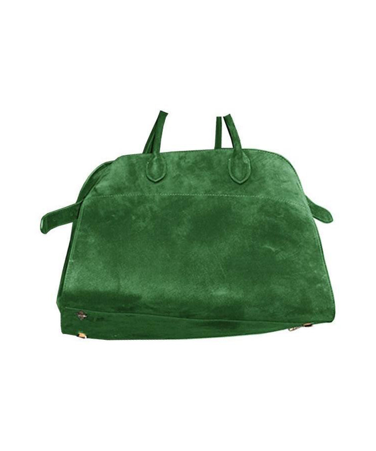 Valerie | Green Suede Tote Bag
