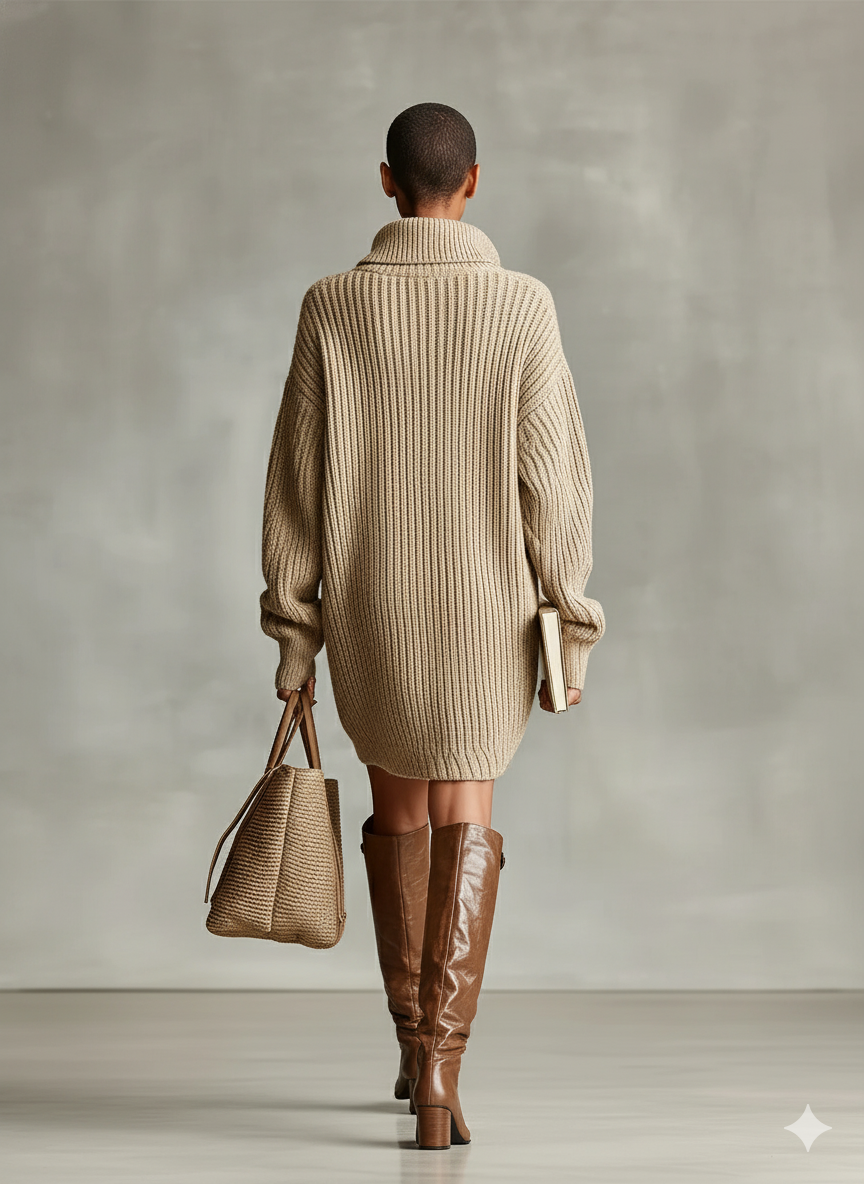 Clara | Oversized Button Cardigan Dress