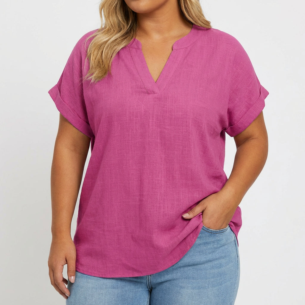Lexi | Relaxed V-Neck Blouse