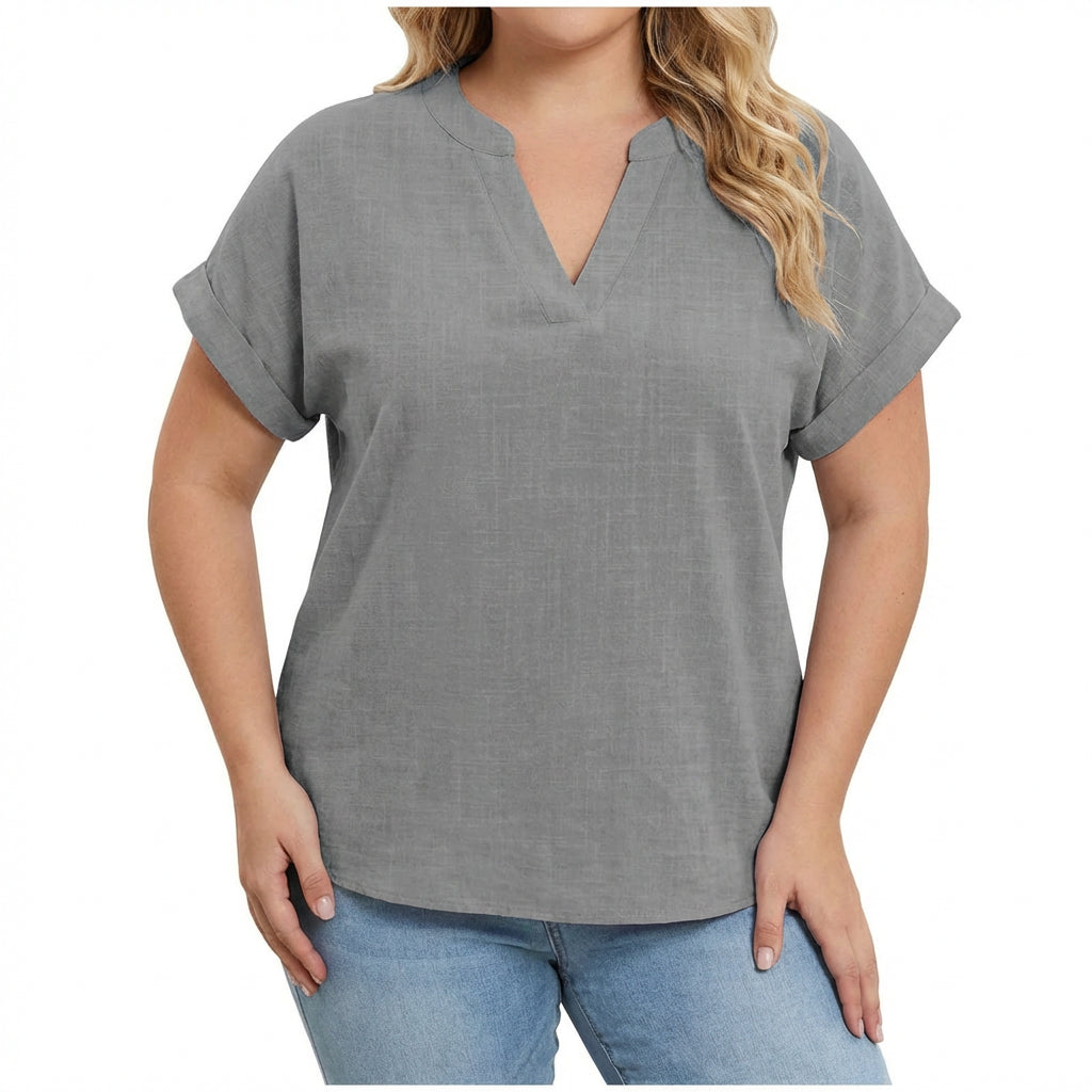 Lexi | Relaxed V-Neck Blouse