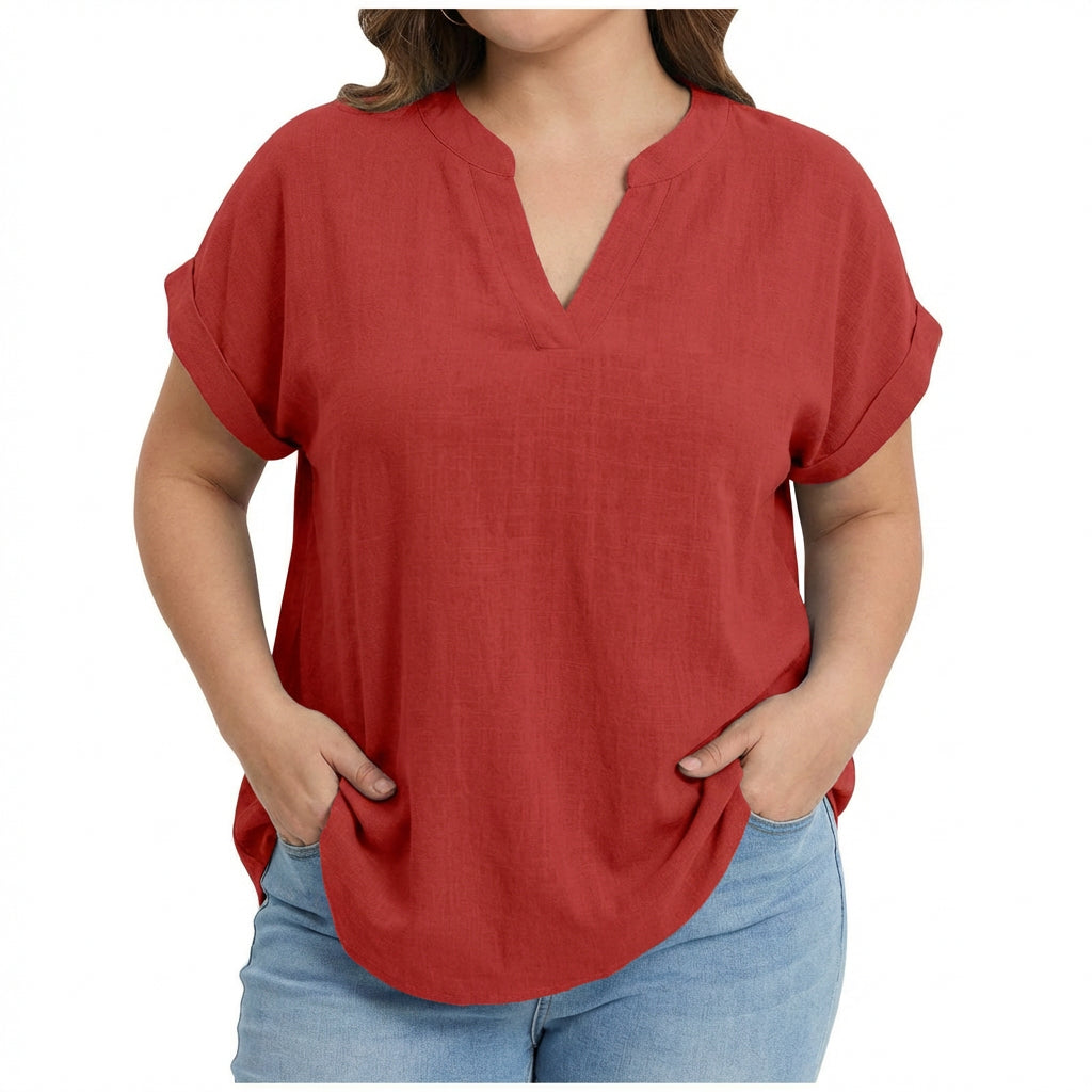 Lexi | Relaxed V-Neck Blouse