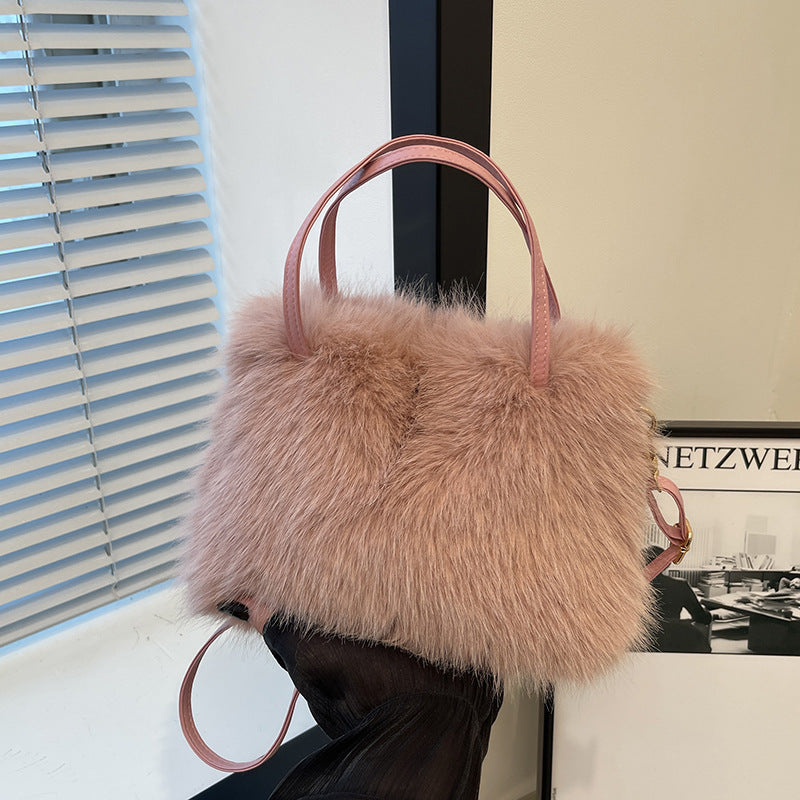 Lizzie | Faux Fur Mini Handbag