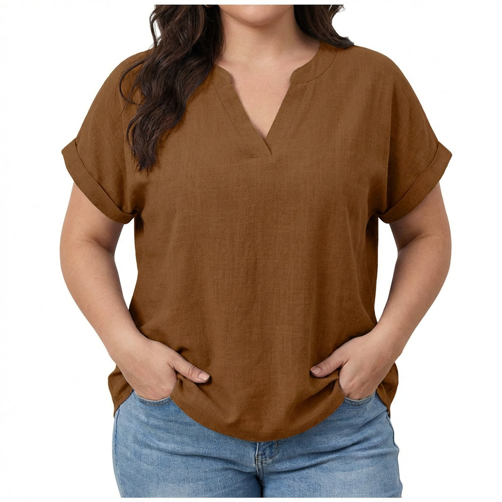 Lexi | Relaxed V-Neck Blouse