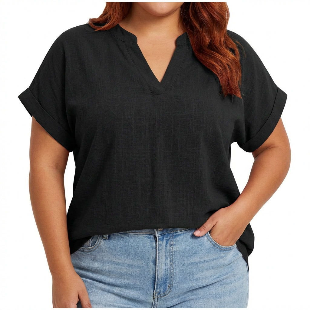 Lexi | Relaxed V-Neck Blouse